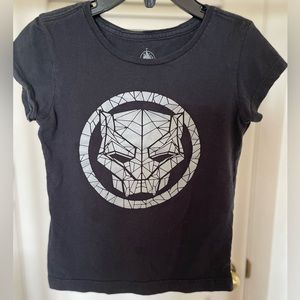 Little girls Disney Store Black Panther tee, size XS/4